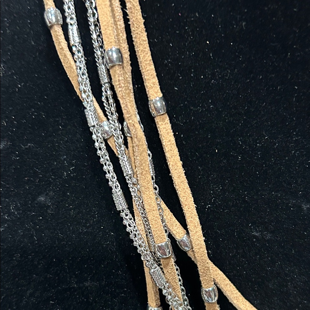 Christopher & Banks Gold and Silver Layered Necklace - Picture 5 of 11